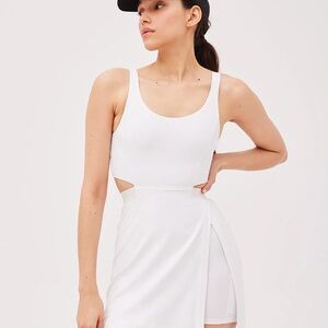 Outdoor Voices White Cutout Dress